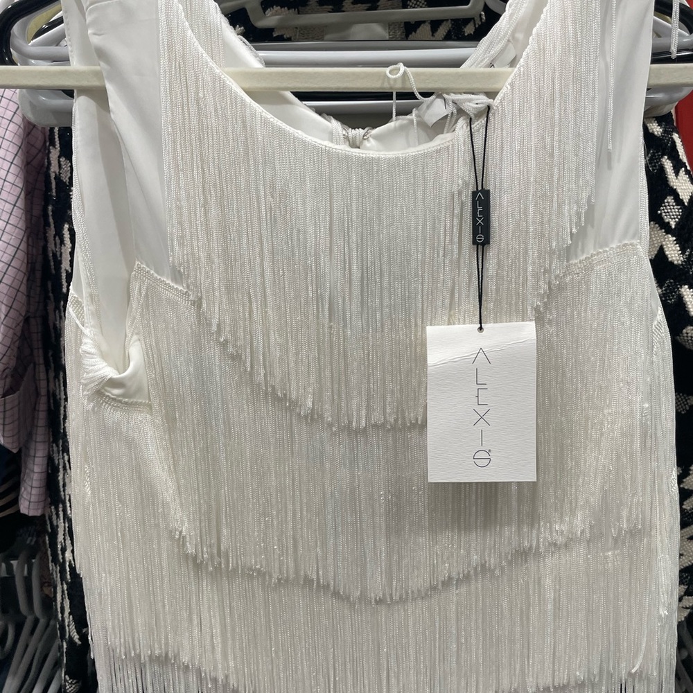 Alexis cropped fringe top - Picture 2 of 3